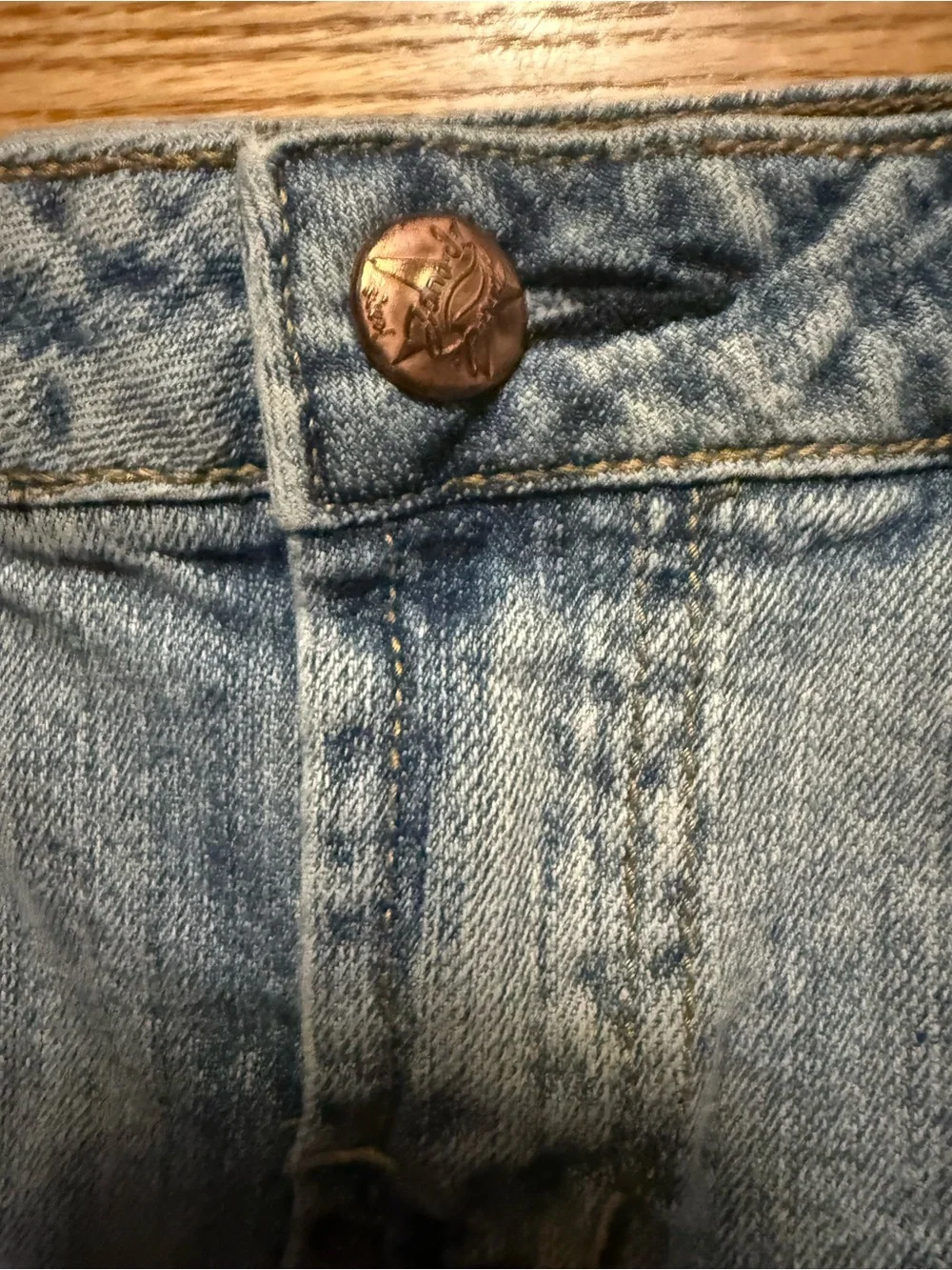 Zana Di 9 bling mini denim skirt